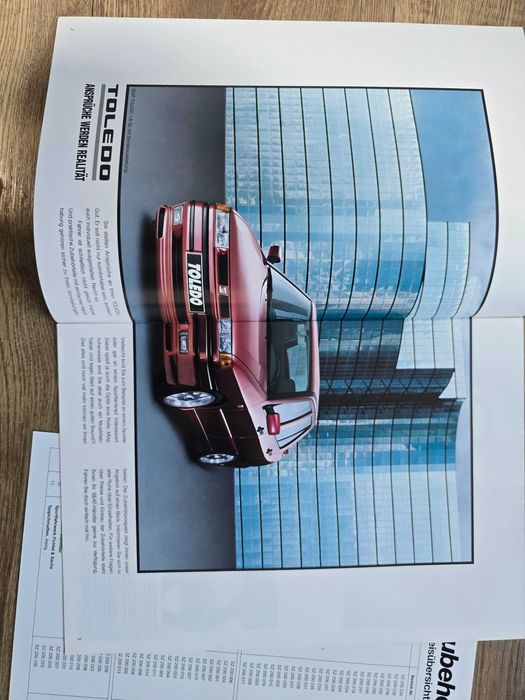 Prospekt Seat Toledo Wyposażenie dodatkowe
