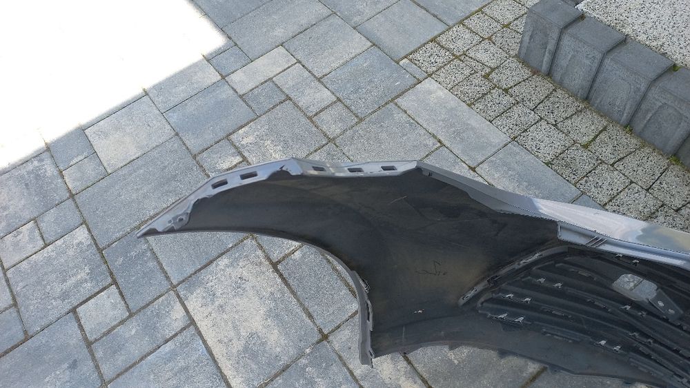 Vw golf 8 viii zderzak przód przedni szary la7c