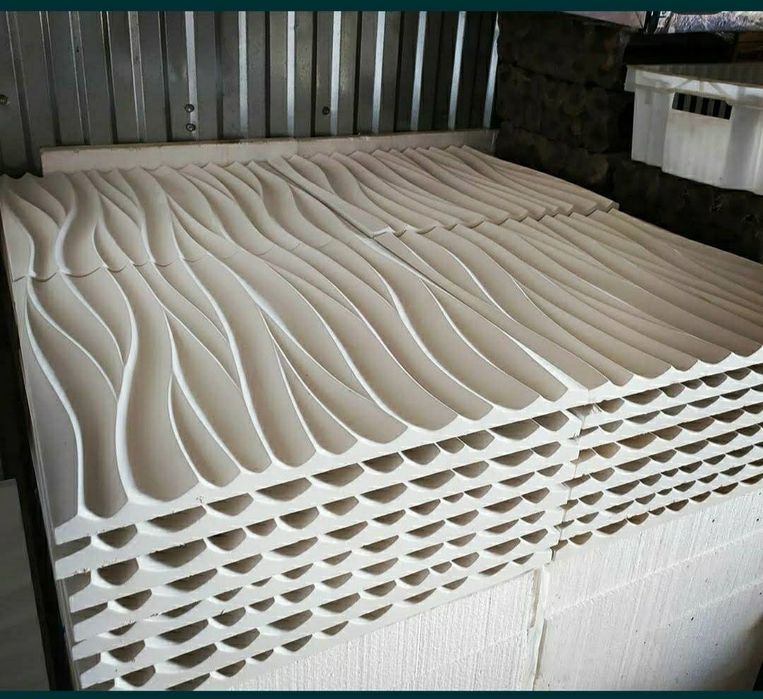Поліуретанові форми для гіпсу. 3D панель.