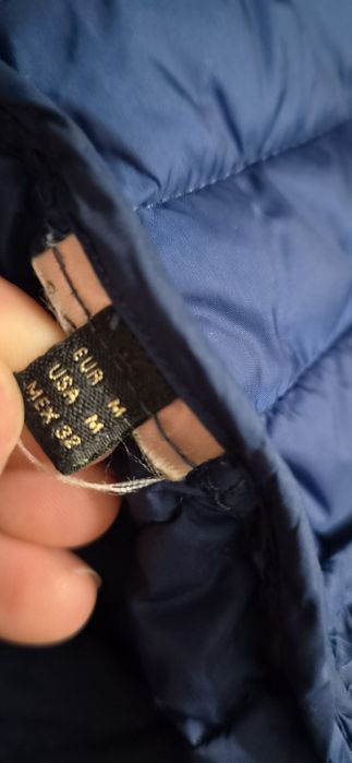 Elegancka kurtka przejściowa Massimo Dutti rozm. M niebieska lekka indygo