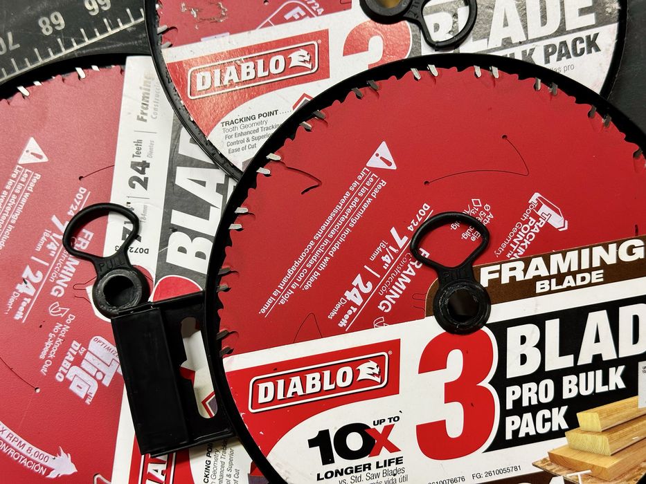 Пильний диск, круг по дереву Diablo D0724, 184мм