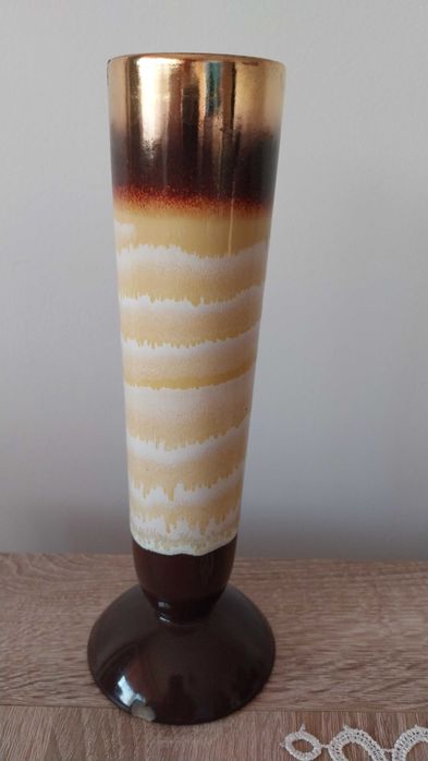 Wazon PRL tygrysek, pręgusek.