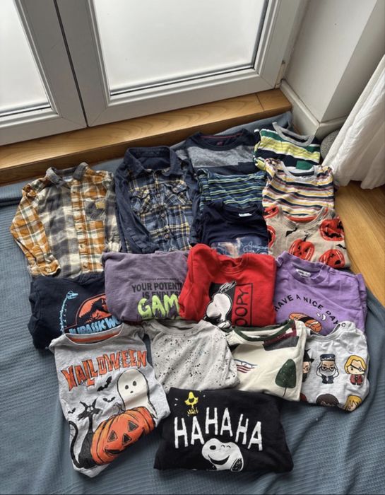 Zestaw ubrań 98/104 dla chłopca paka 17 sztuk