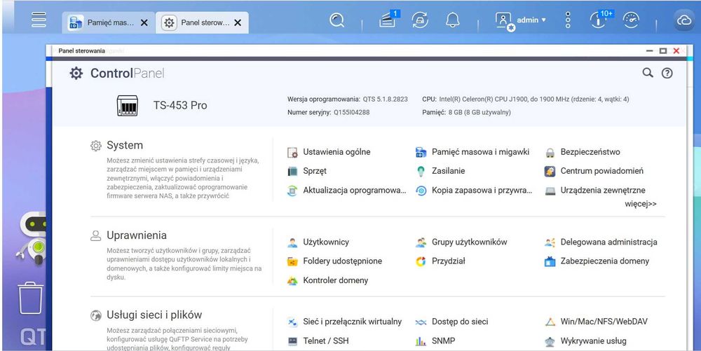 Serwer NAS QNAP TS-453 Pro + 2 x DYSK WD WD30EFRX 3TB WD Red 64MB