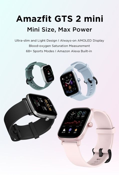 Годинник смарт Amazfit GTS 2 mini! Смарт часи!: 1 600 грн. - Смарт ...