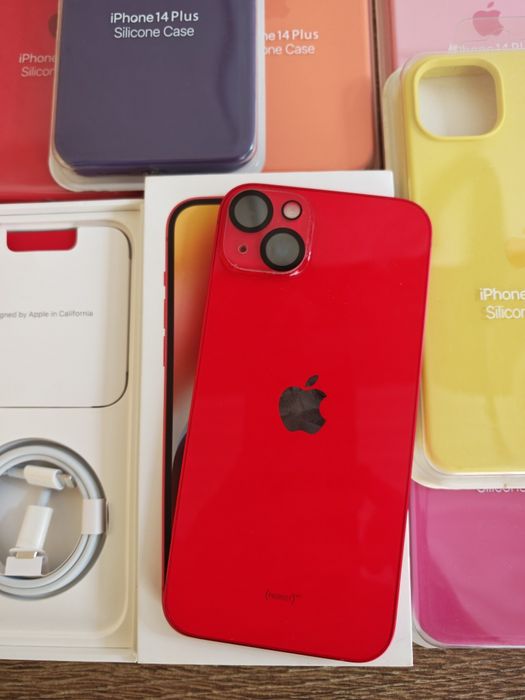 iPhone 14 Plus 6.7" 128GB Vermelho Em muito bom estado Aceito Retomas