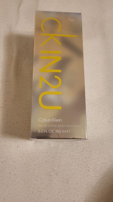 Woda toaletowa damska Calvin Klein In2U 150ml
W opakowaniu, nowa.
Możl
