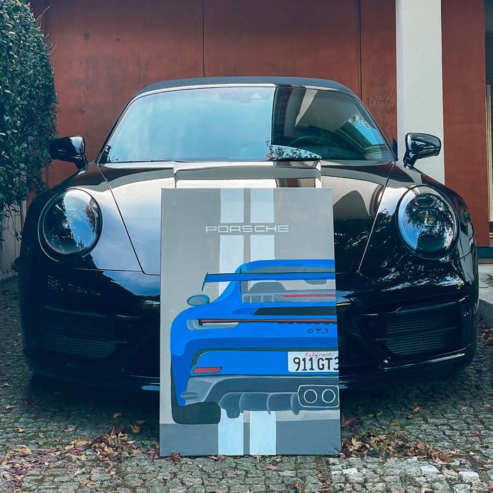 Quadro pintura “PORSCHE911GT3”