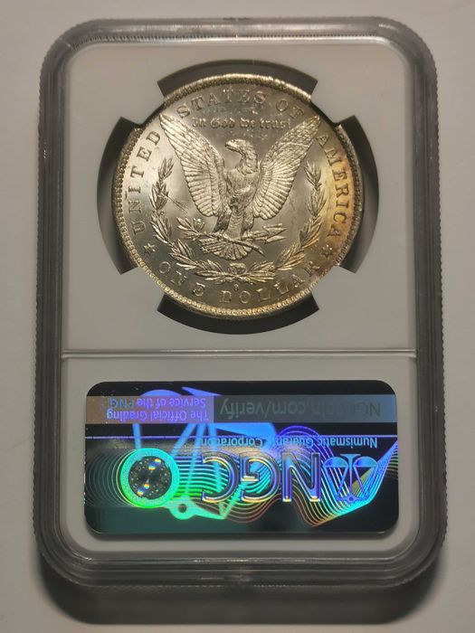 1$ Morgan Dollar 1884-O Dolar Morgana Nowy Orlean GRADING NGC MS60