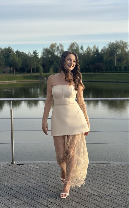 Сукня плаття платье вечірня 2в1