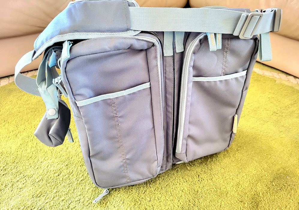 Mala de bebé 3 em 1: mala + alcofa + muda fraldas