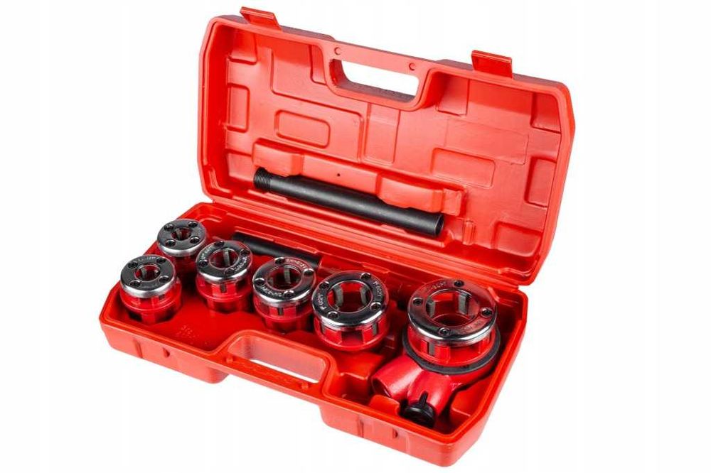 Gwintownica ręczna LEX do rur 6 głowic BSPT 1/4"-1 1/4