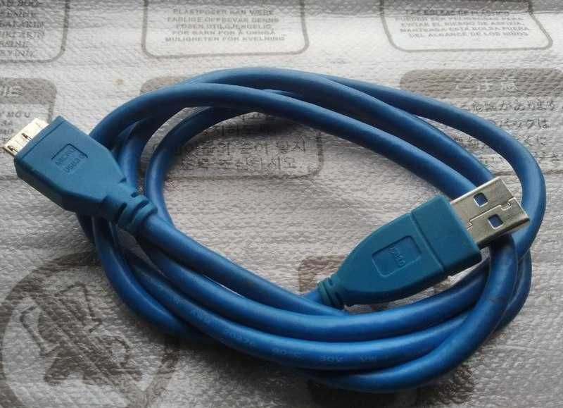 Кабель USB 3.0 1.2 м, синій
