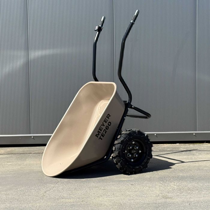 Taczka z napędem MEYER TE260 | 260 kg | Silnik 500 W | 24 V | e-Taczki