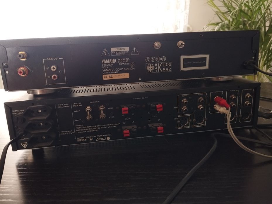 Odtwarzacz Yamaha CDX-480 + wzmacniacz