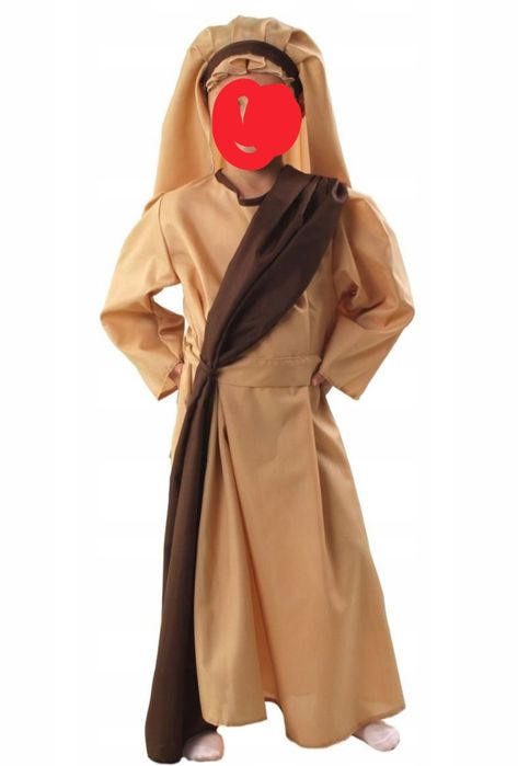 Strój jasełkowy Święty Józef pastuszek kostium przebranie r. 128 8 lat