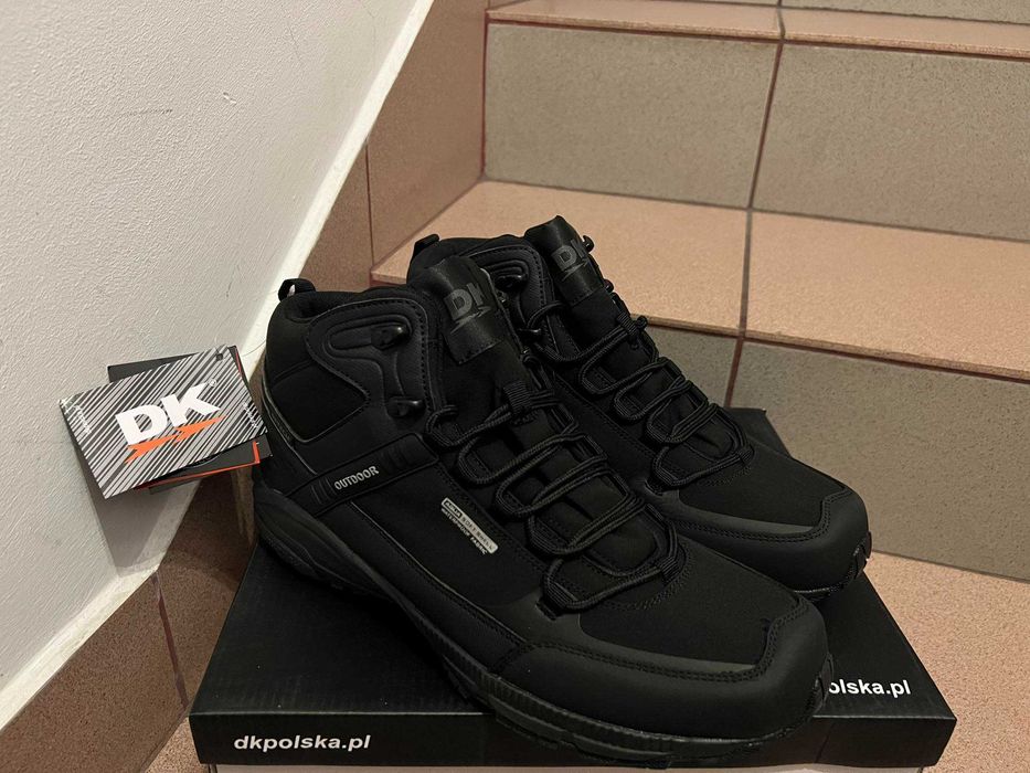 Buty Męskie Czarne Wodoodporne Nr 46