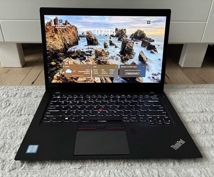 Laptop Lenovo ThinkPad T460s i5-6200U 12GB SSD 512GB Full HD Win11