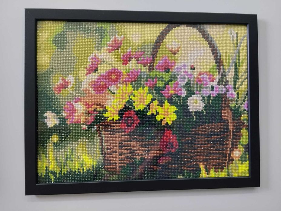 Haft diamentowy, gotowy obraz