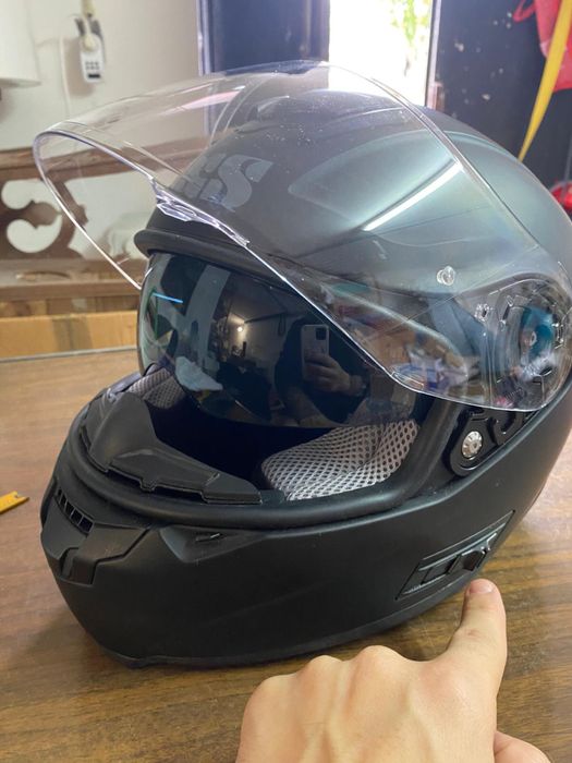 Capacete de moto IXS HX 215 – Tamanho XS (53/54 cm)