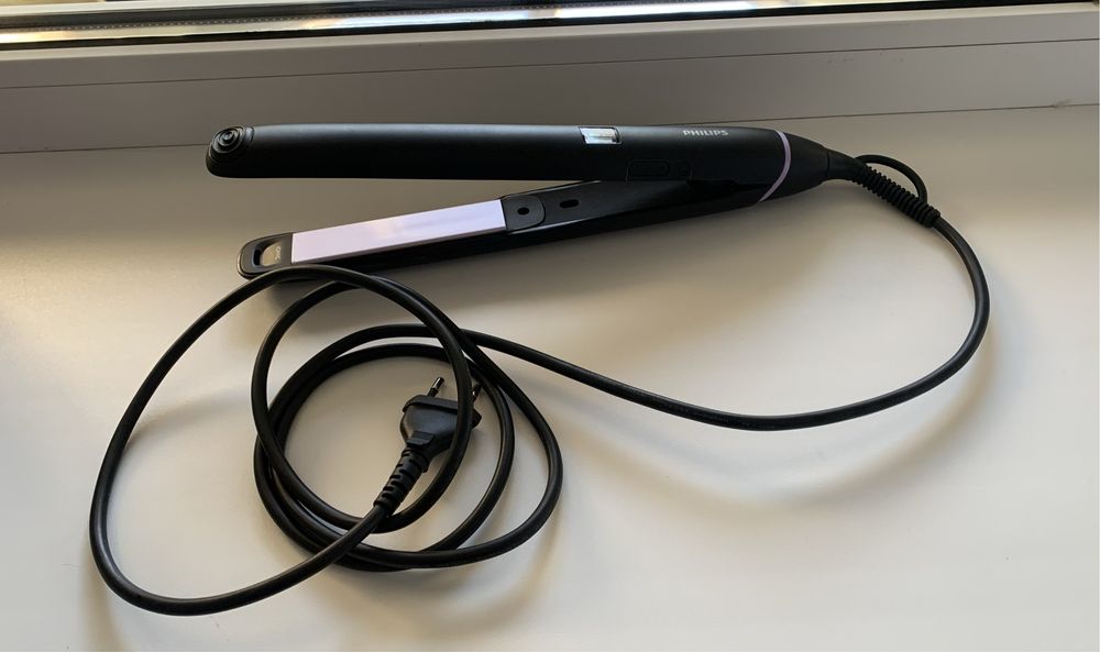 Випрямляч для волосся PHILIPS STRAIGHTCARE BHS674/00 BLACK