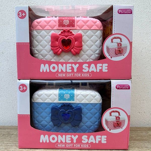 Сейф копилка с кодовым замком детская шкатулка