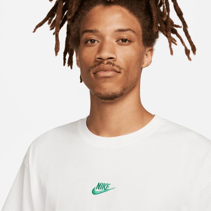 T-shirt luźny biały logo Nike L