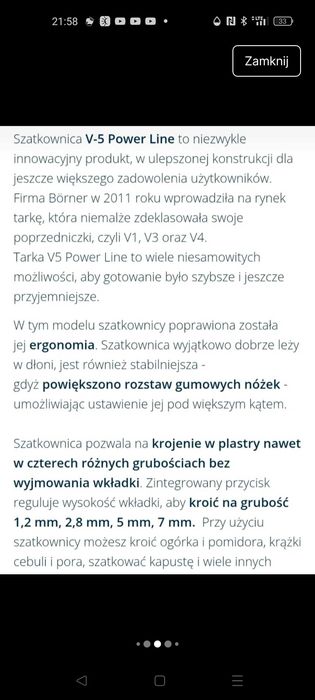 Szatkownica tarka markowa Borner wszechstronna