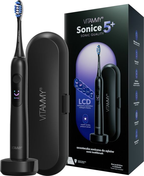 Szczoteczka soniczna vitammy sonice 5 do zębów codziennej pielęgnacji