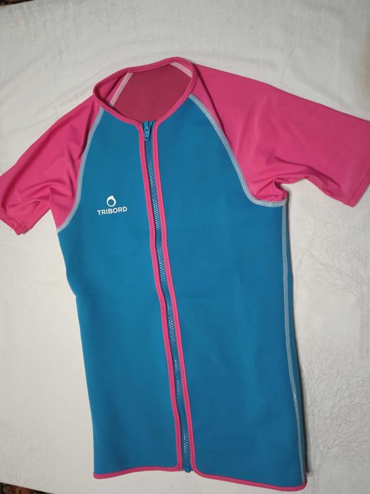 Подростковая неопреновая гидрофутболка Tribord 1 мм На 14 лет