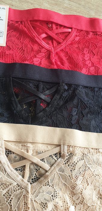 3×Damskie brazyliany 2XL