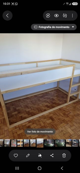 Cama Alta Kura IKEA