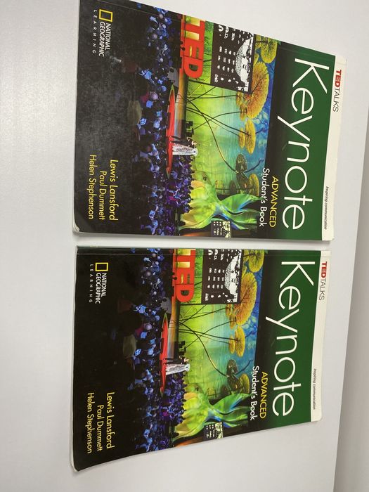 Англійська Keynote advanced student's book майже в ідеальному стані