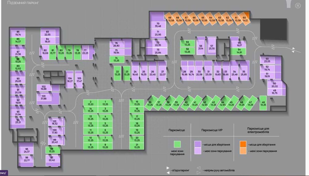 Оренда паркомісця,вул.Січових Стрільців, ЖК Авторський