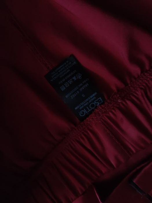 Bordowa pidżama komplet Esotiq