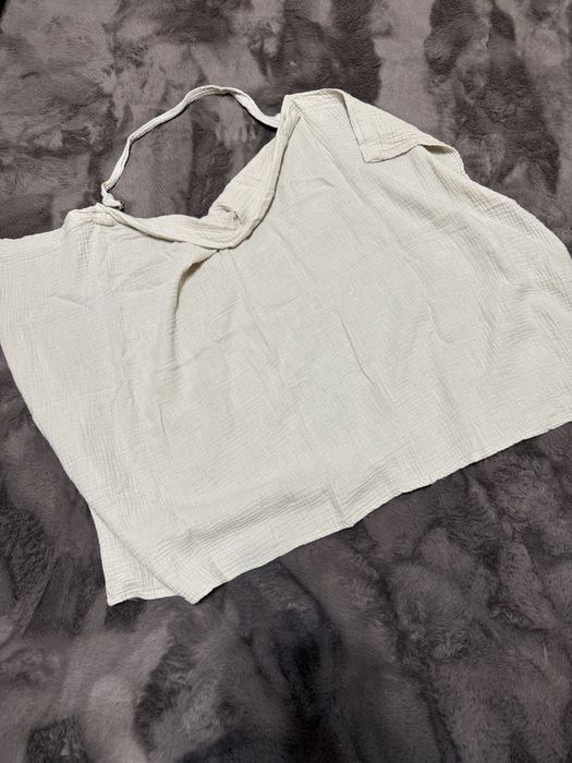 Накидка для годування муслінова