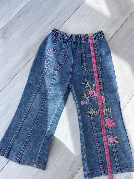 Костюм джинси курточка для дівчинки, костюм h&m 92р, грязепруф Lupilu