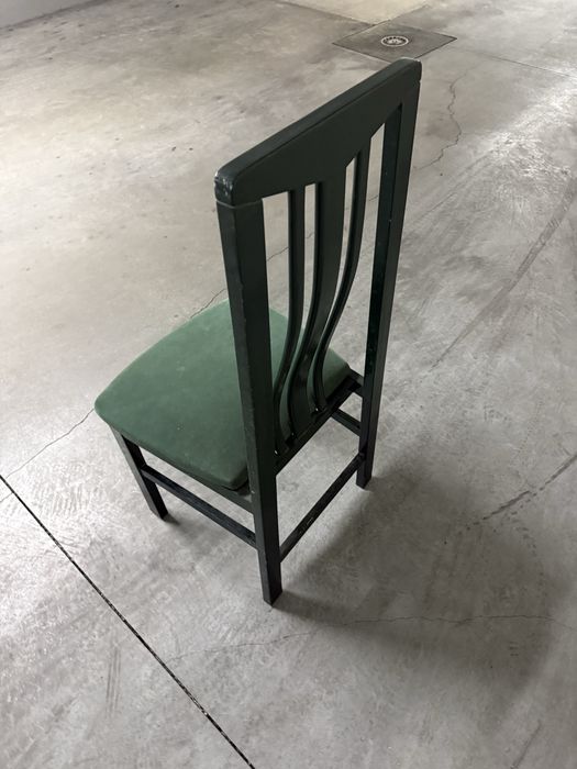 Conjunto de 6 Cadeiras Vintage verde- esmeralda