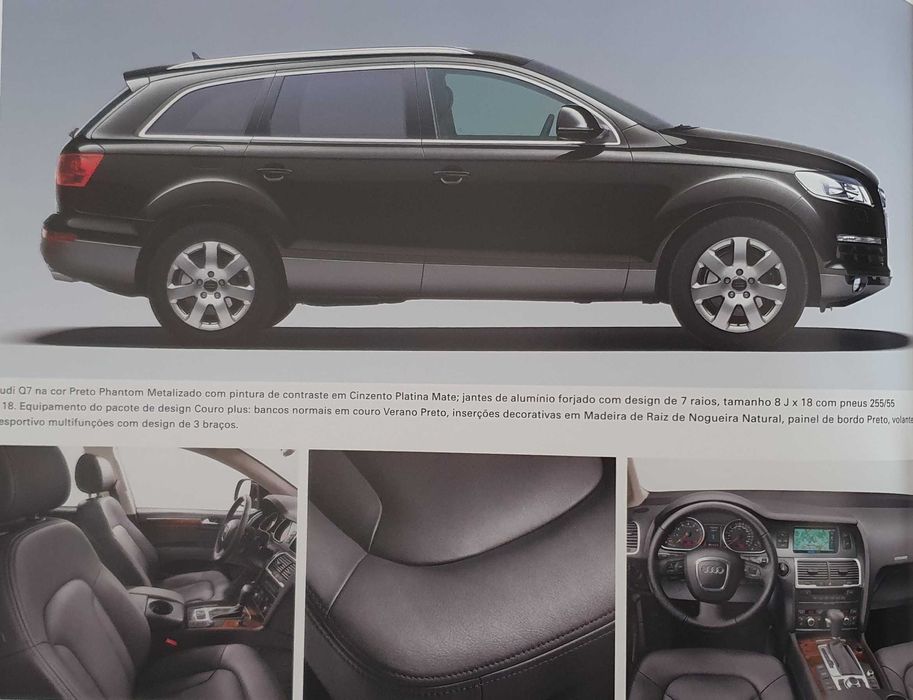 Catálogo do Audi Q7 - original - Ano 2006/2007