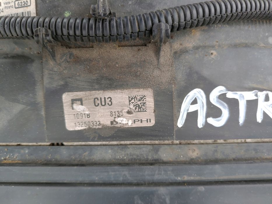 komplet chlodnic wentylator opel astra j 1,7 cdti