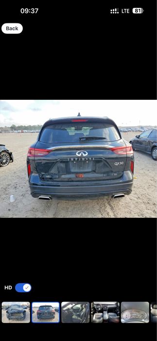 Infinity qx50 Luxe 2021р свіжопригнана