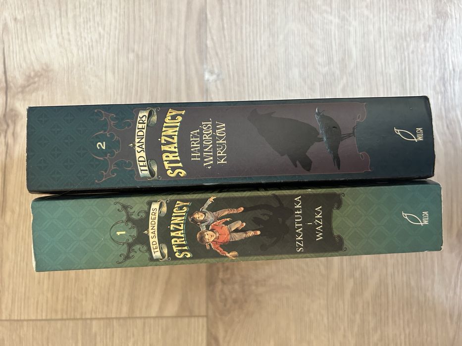 Strażnicy Szkatułka i ważka; Harfa i Winorośl Kruków Ted Sanders