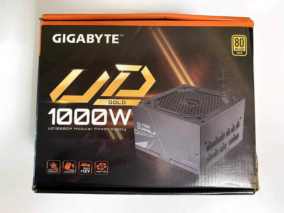 Блок живлення Gigabyte 1000W 80+ Gold [UD1000GM] (З ГАРАНТІЄЮ)