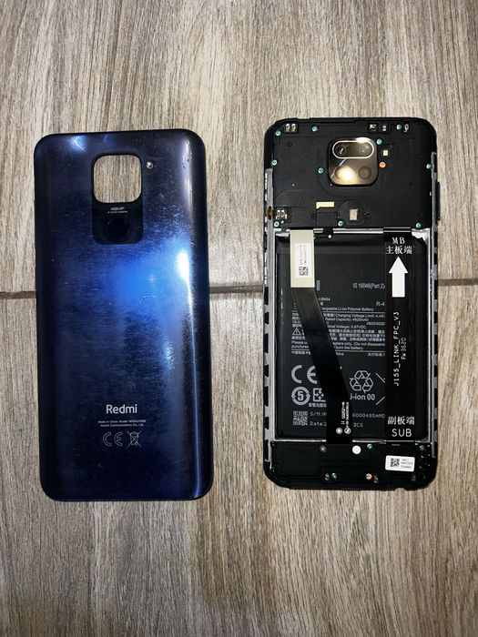 Niedziałający Redmi Note 9.