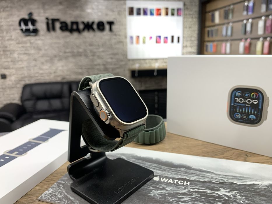 Часи Apple Watch Ultra 2 49mm (Titanium Blue Ocean). A2986. Як нові