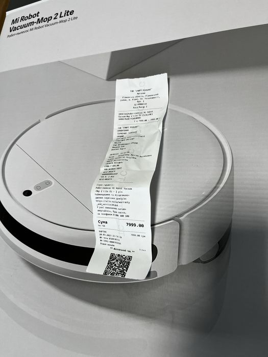 Робот-пилосос Xiaomi Mop 2 Lite — відмінний стан + коробка/чек