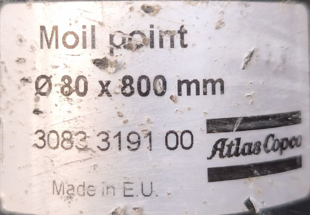 Grot (szpic) do młota JCB Atlas Copco