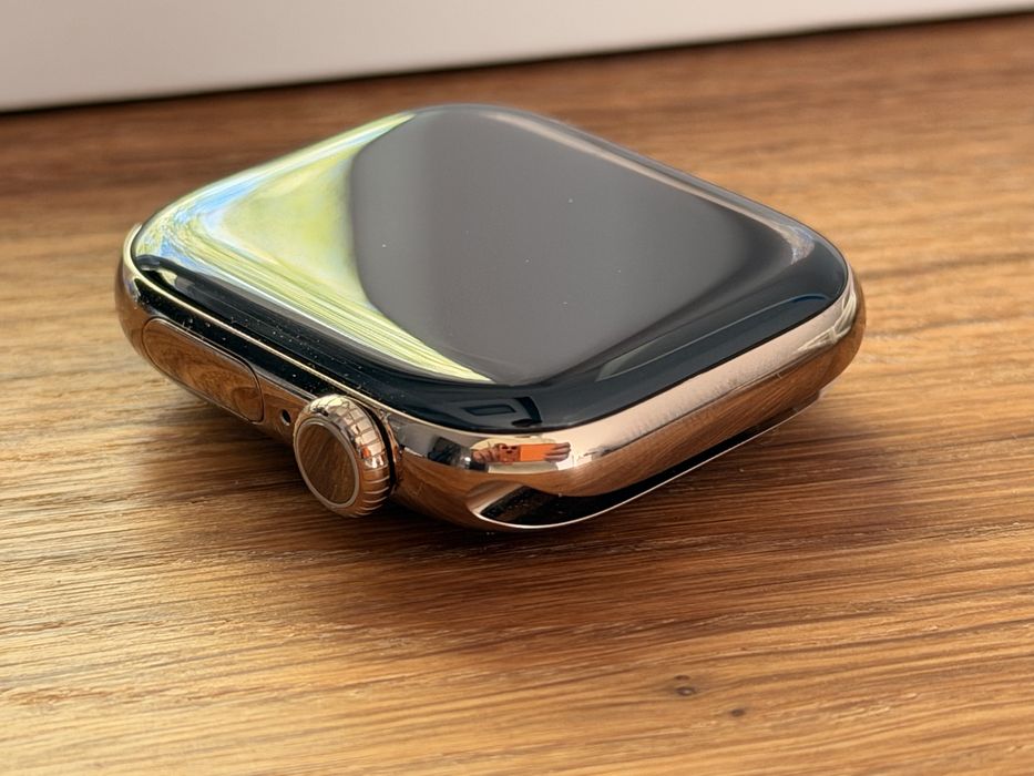 Apple Watch Series 11 42mm Cellular złoty z tytanu + bransoleta mediolańska (Blokada iCloud)