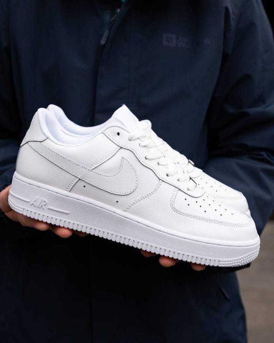 Nike Air Force 1 культові кросівки Найк Еір Форси 1 білі 36-46
