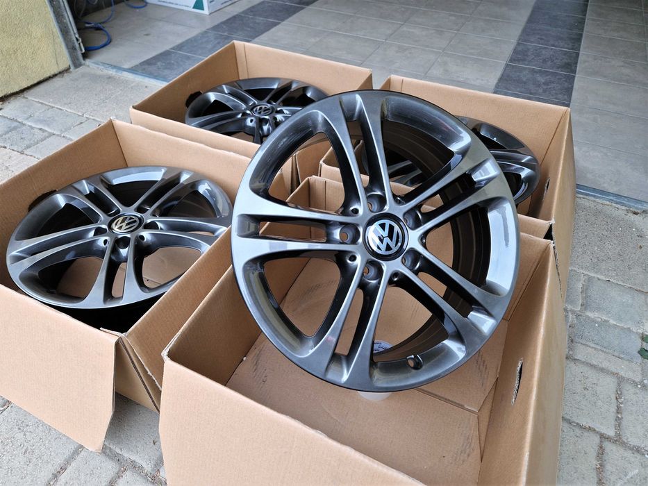Alufelgi 17 5x112 VW Golf Passat Tiguan Jetta Touran Caddy T-Roc 808#